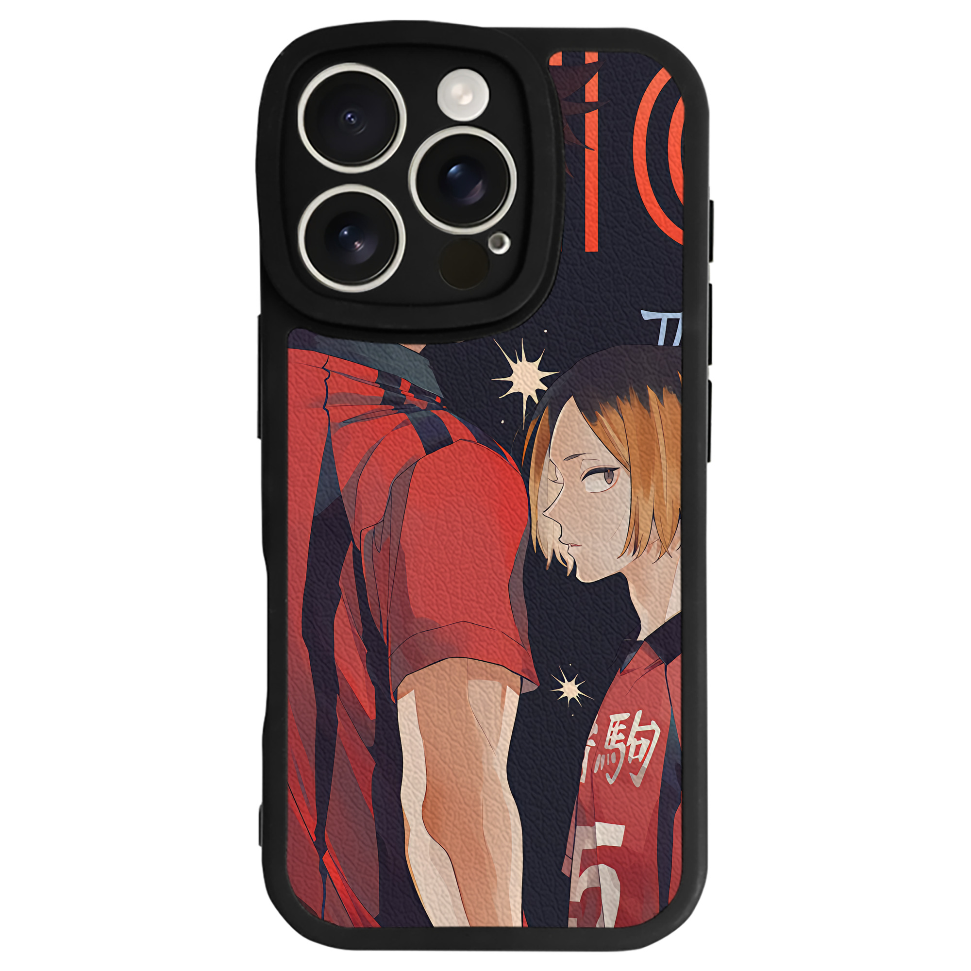 （画像用） ハイキュー!! Haikyu!! 【iPhone 16シリーズ対応】シリコンスマホケース（レザー調） 材質：シリコン